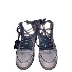 off white jordan 5 muslin